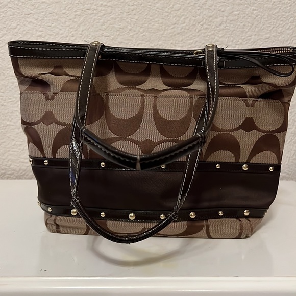 Used Coach tote bag. - Picture 3 of 7